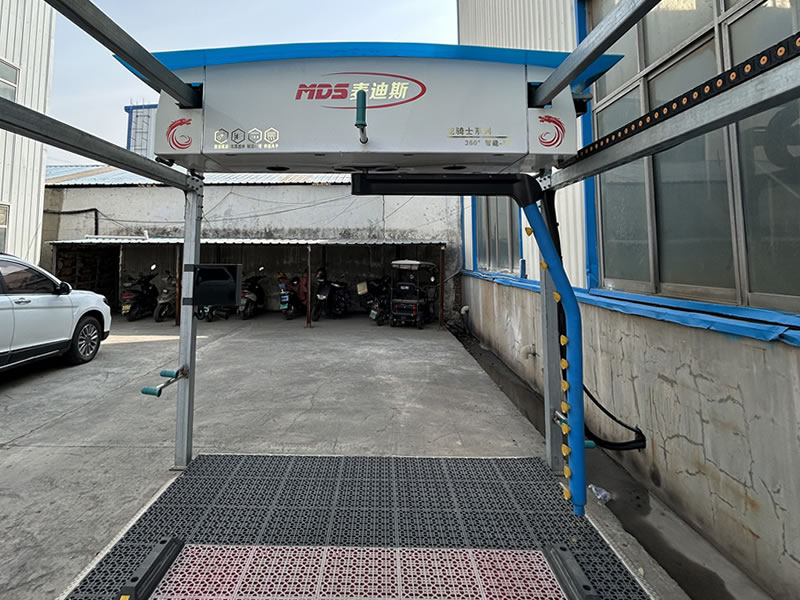 Contactless car wash machine