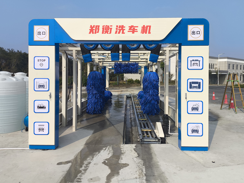 9-brush tunnel type car washing machine